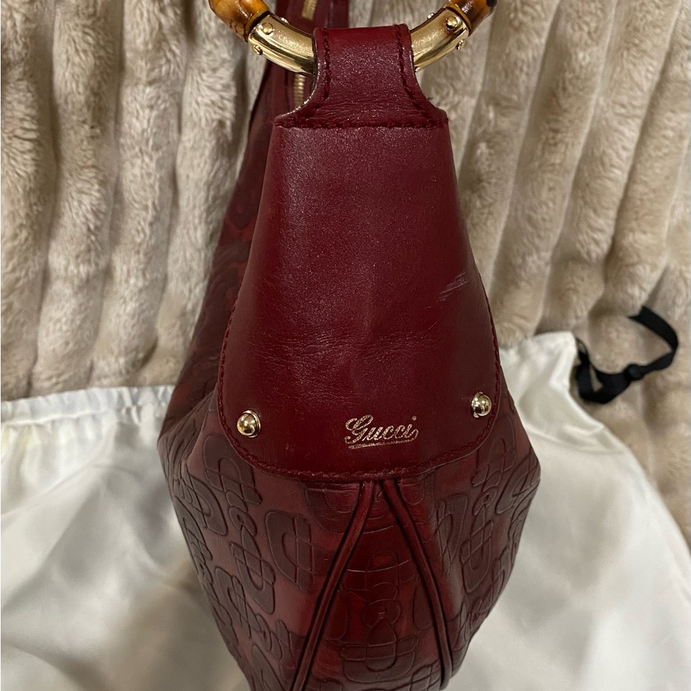 Gucci Bamboo Ring Half-Moon Bag - Picture 4 of 11